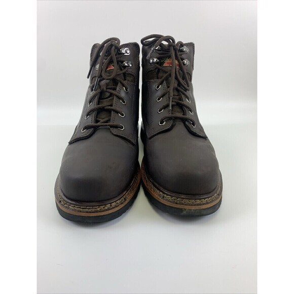 Thorogood Steel Toe 804-4278 Work Boots 6" Brown Leather Lace Up Mens 11 Wide - Picture 4 of 16